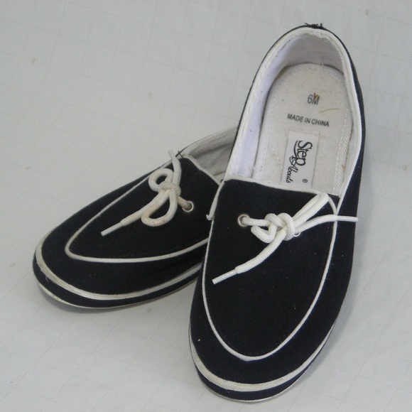 Step Abouts Women's Black Slip On Sneakers Shoes S - Picture 6 of 8